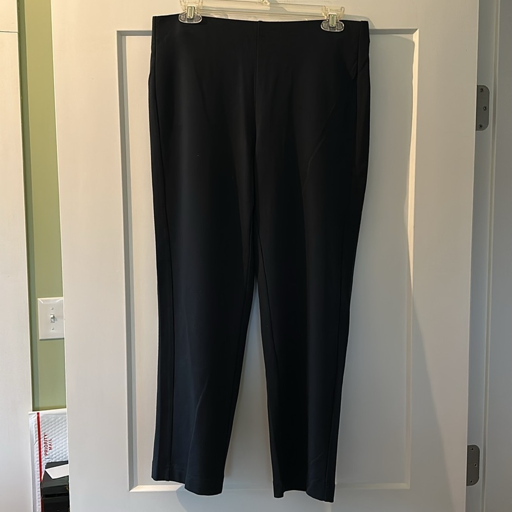 NWT navy Pure Jill slim leg crop elastic waist pull on legging pants size S-tall